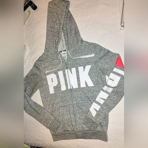 Women's PINK zip up hoodie NWOT